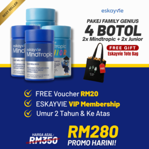 PROMO FAMILY GENIUS DEAL ( 2 BOTOL MINDTROPIC + 2 BOTOL JUNIOR )