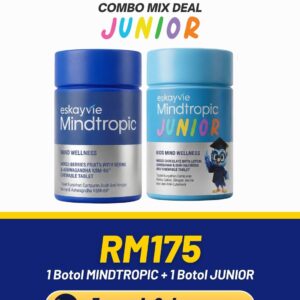 Mindtropic Combo Mix Deal Junior (1 botol mindtropic + 1 botol junior)